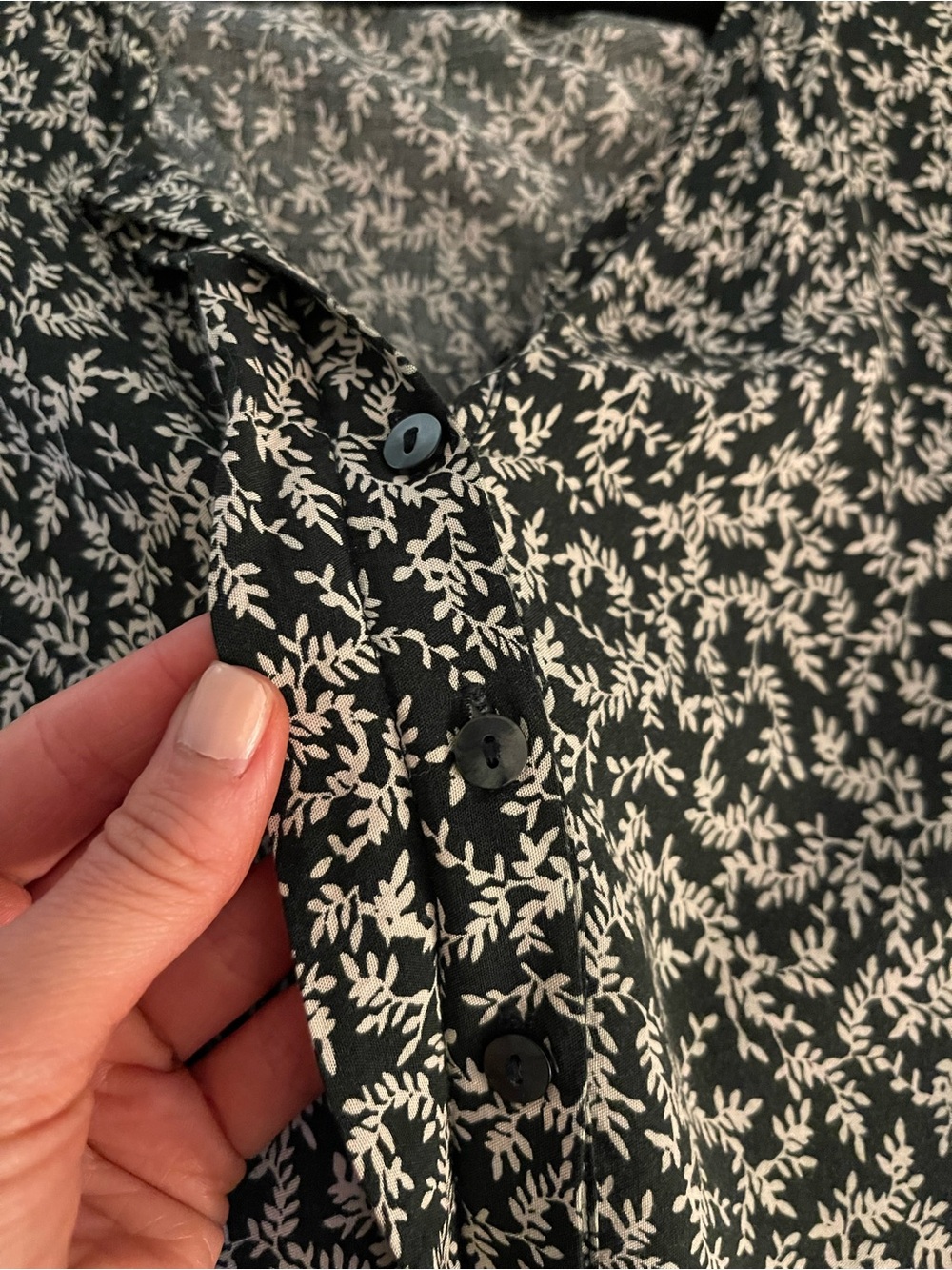 Old Navy Dark Green Button Down Maxi Dress - Picture 3 of 3